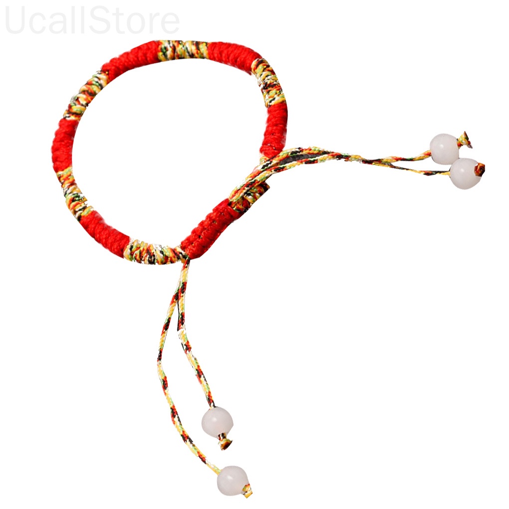 Vòng tay bện dây thủ công nhiều màu sắc may mắn dành cho nam và nữ mẫu 1