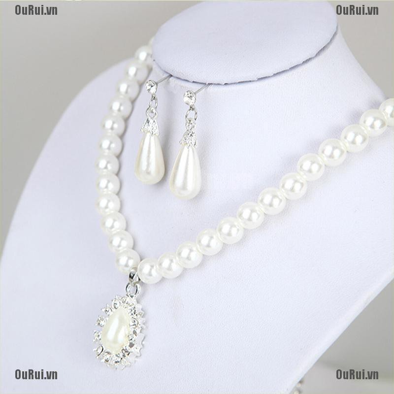 Bộ Bông Tai Ngọc Trai Thanh Lịch Cho Nữ