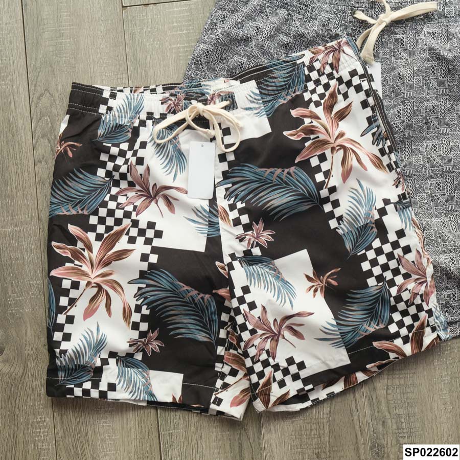 Quần đùi nam Amuse, quần sooc nam vải polyester có kèm lót trong