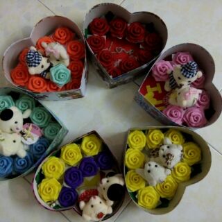 HOA GẤU BÔNG HANDMADE