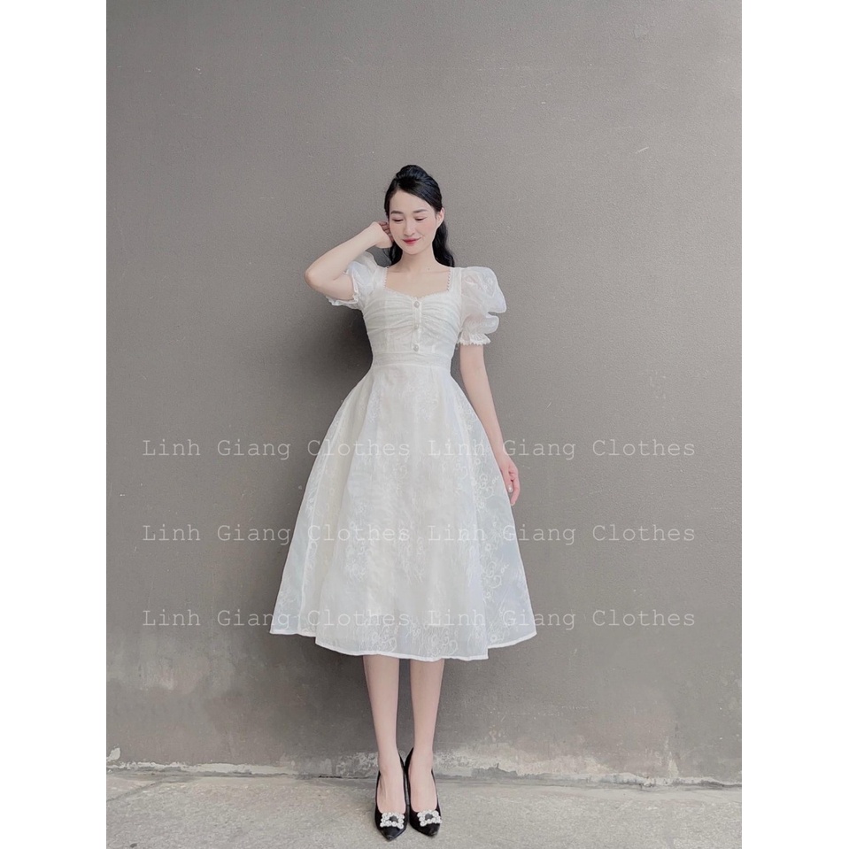 [SALE 50% FREE SHIP] ĐẦM TIỂU THƯ ĐI DỰ TIỆC CƯỚI SIÊU XINH VỚI PHONG CÁCH THIẾT KẾ HÀN QUỐC, EO ÔM TÀ VÁY XÒE TÔN DÁNG