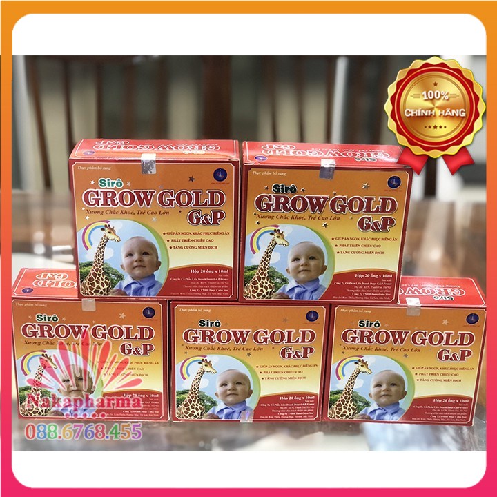 Siro Canxi Gold New mẫu mới  – Giúp bé ăn ngon ngủ tốt, phát triển chiều cao, tăng hấp thu