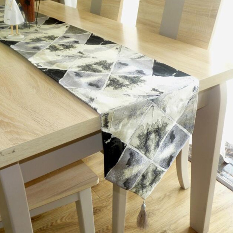 Khăn Trải Bàn Họa Tiết Lá Cờ Nước Anh Cổ Điển