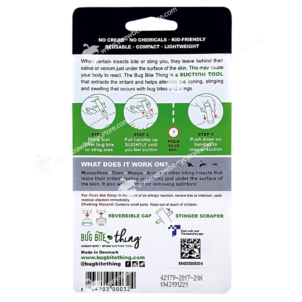 Công Cụ Hút Nọc Độc Côn Trùng Bug Bite Thing Suction Tool, Poison Remover, Natural Insect Bite Relief