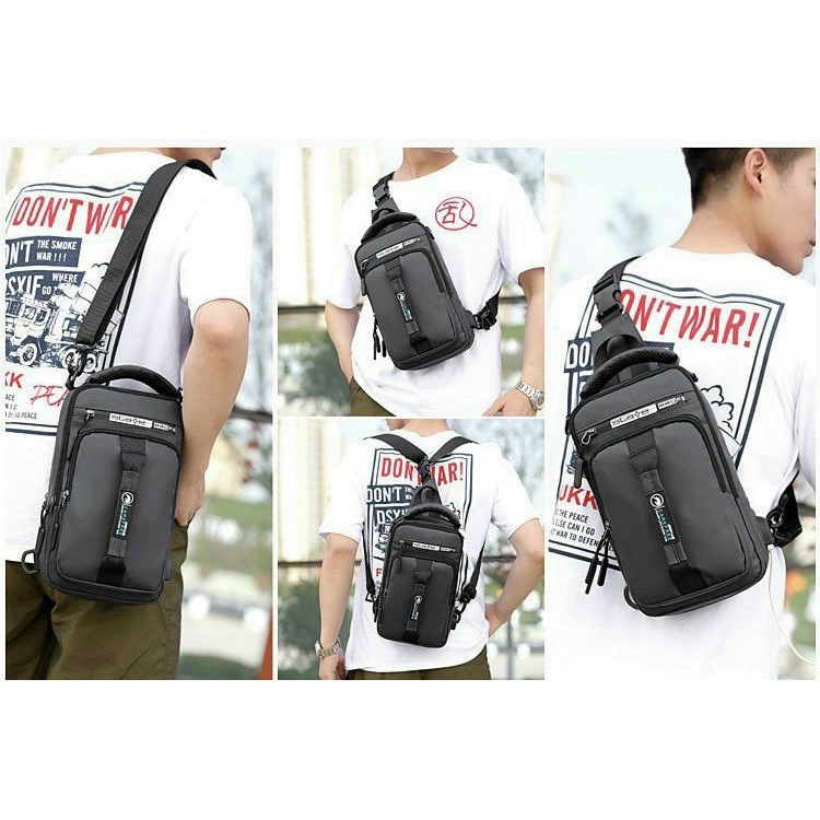 Túi đeo chéo nam đa năng chống nước bền bỉ, Túi chéo nam TC60-D | BigBuy360 - bigbuy360.vn