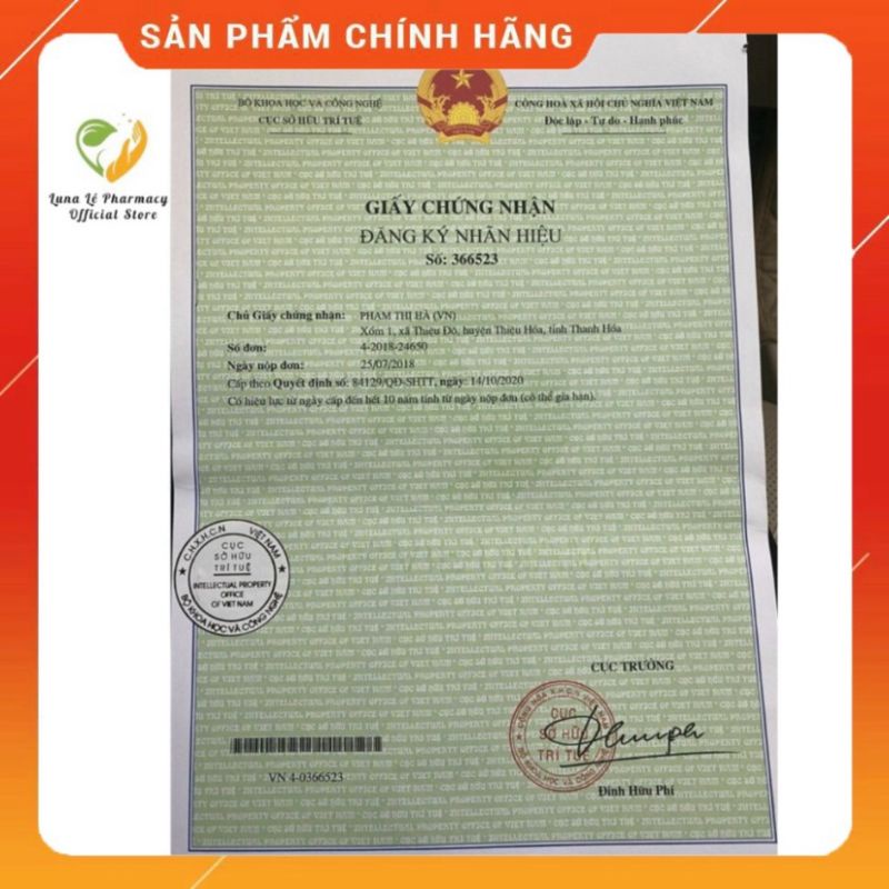 Xịt vệ sinh Diệp lục Nano Bạc chính hãng 100%