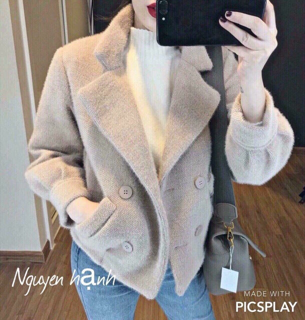 Áo dạ ngắn ( Hàng loại 1 - quảng châu ) Ảnh Thật | BigBuy360 - bigbuy360.vn