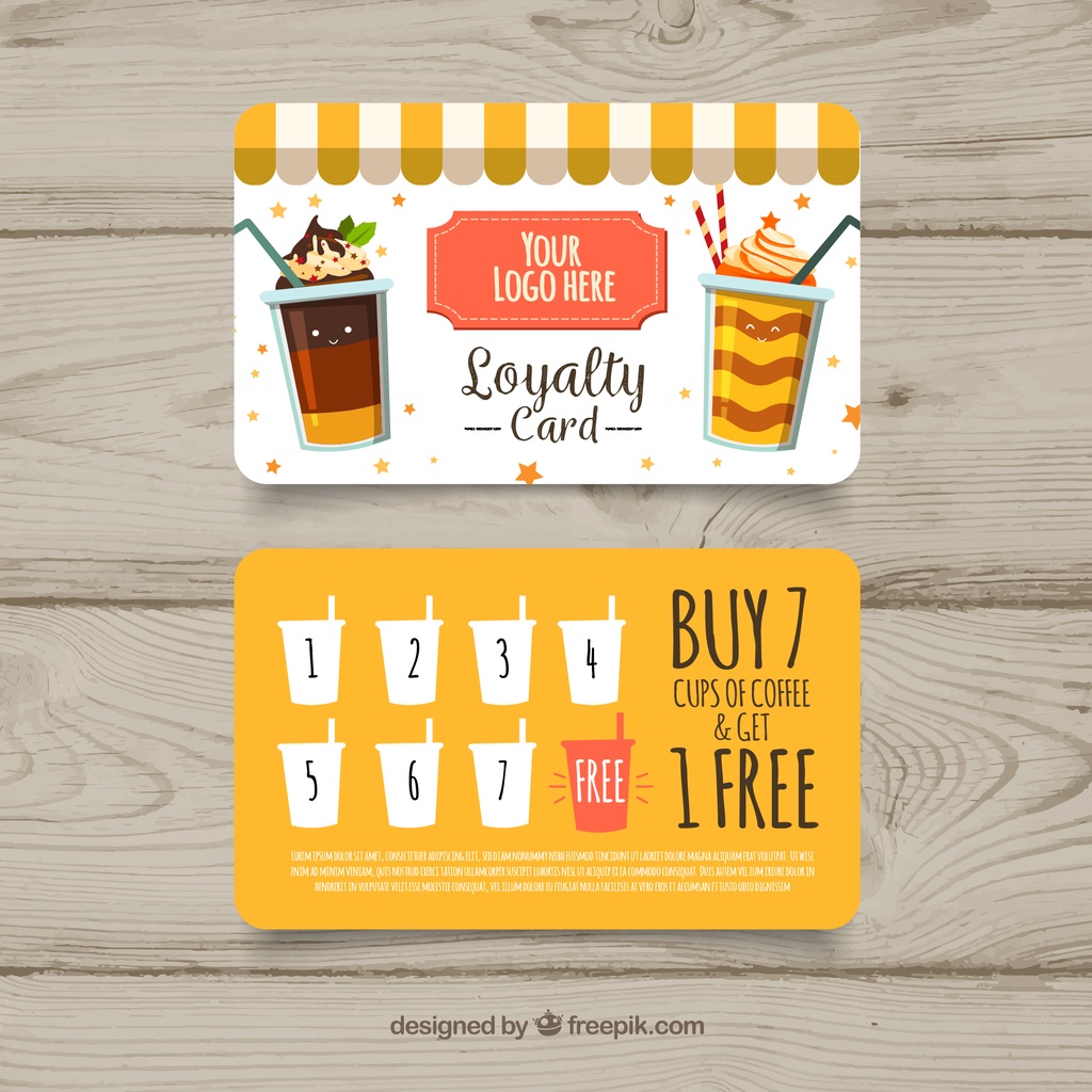 Phiếu tích điểm trà sữa - spa...combo 1000 phiếu