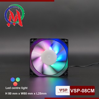 Fan Case V-08cm LED(8cm) - Bảo Hành 3 Tháng