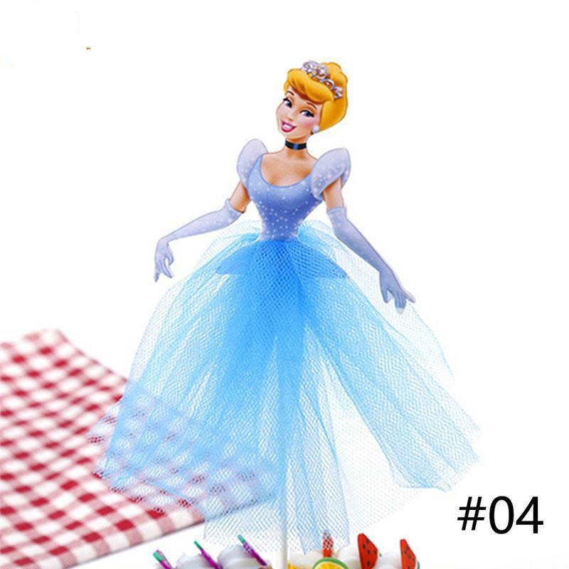 Phụ kiện trang trí bánh kem/topper họa tiết công chúa độc đáo cho bé