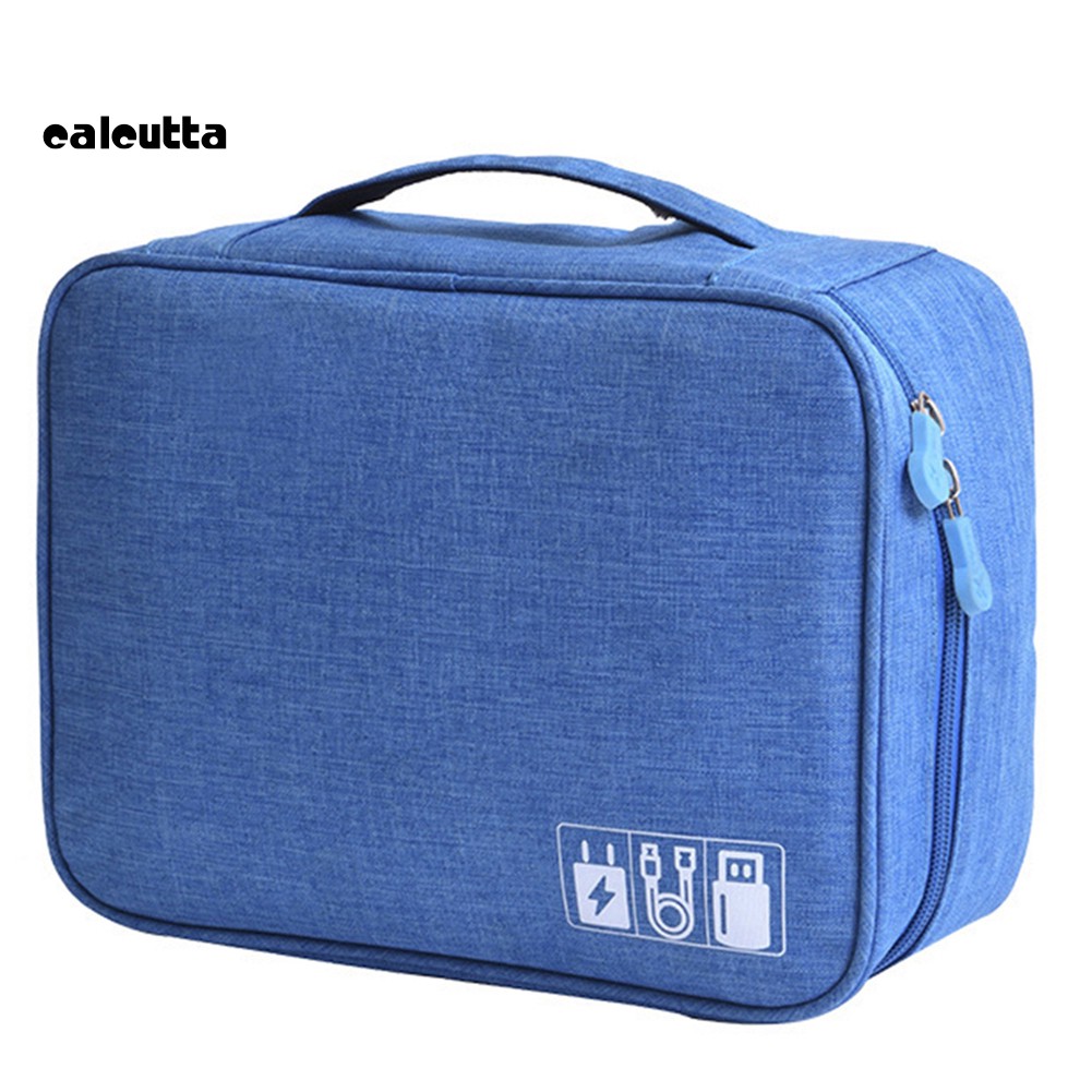 ✡YYS✡Travel Earphone Data Cable Digital Camera Charger Storage Bag Toiletry Organizer