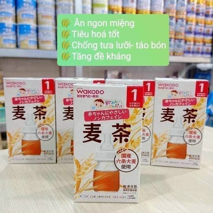 Trà Wakodo lúa mạch Nhật Bản cho bé 1m+ giúp bé ăn ngon miệng tiêu hóa tốt