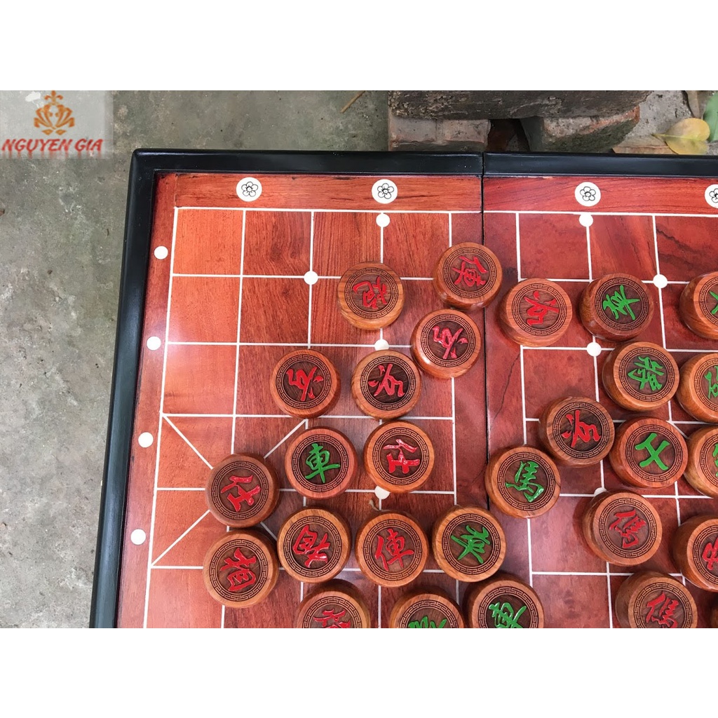 Quân cờ Tướng gỗ Hương