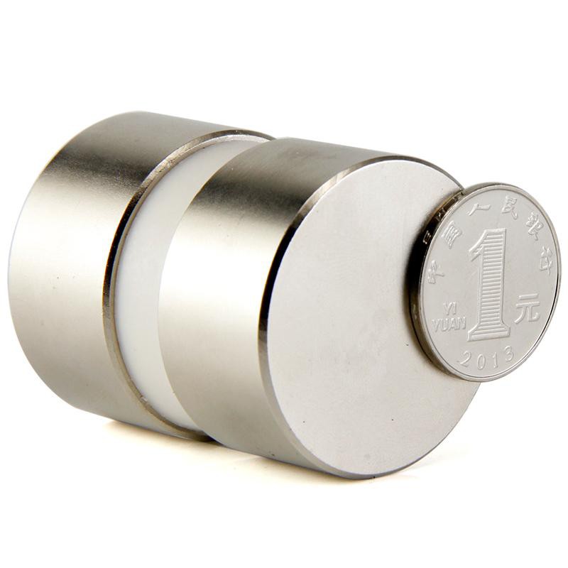 Nam châm siêu mạnh 40x20mm, loại nam châm trắng đất hiếm 40x20mm lực từ siêu mạnh