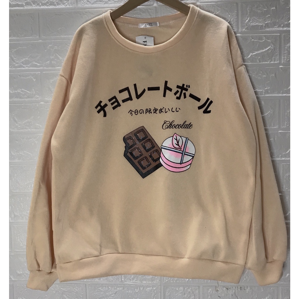 Áo Sweater nỉ in chữ Hàn Quốc - Nỉ ngoại dài tay dáng rộng Ulzzang siêu hot - CHAN CHAN STORE | BigBuy360 - bigbuy360.vn