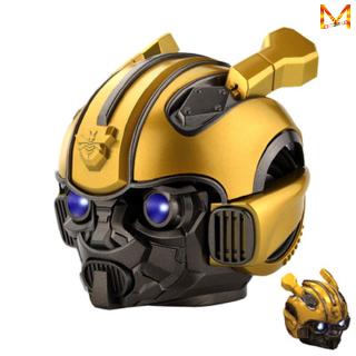 Bumblebee Helmet Bluetooth Speaker Fm Radio Usb Mp3 TF Smart Subwoofer Blue Tooth 5.0 Portable Mini