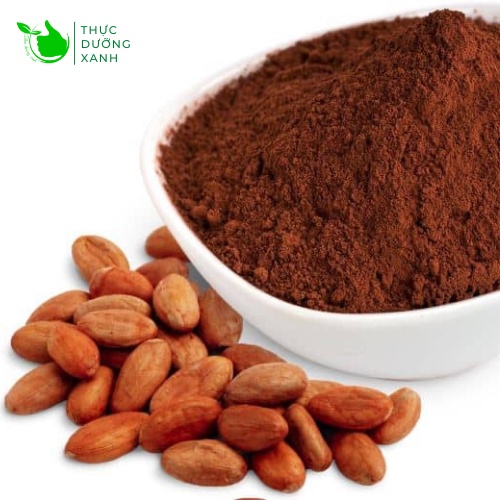 Bột Cacao nguyên chất 100% 500Gr, không đường, hỗ trợ ăn kiêng &amp; giảm cân - Thực Dưỡng Xanh