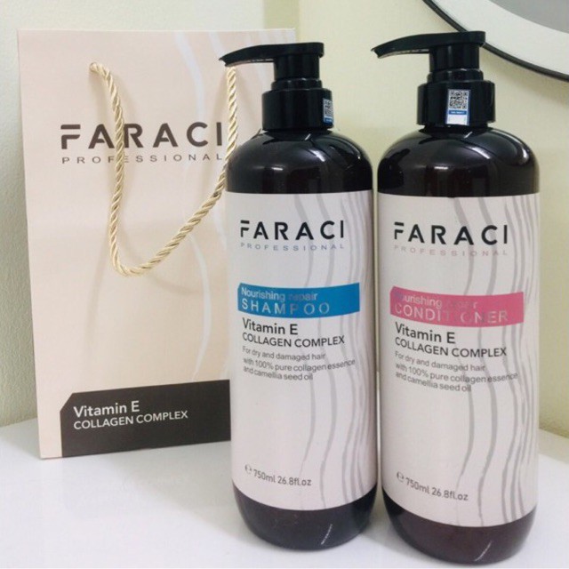 Cặp gội xả FARACI mẫu mới nhất❤️ DẦU GỘI SIÊU PHỤC HỒI FARACI❤️