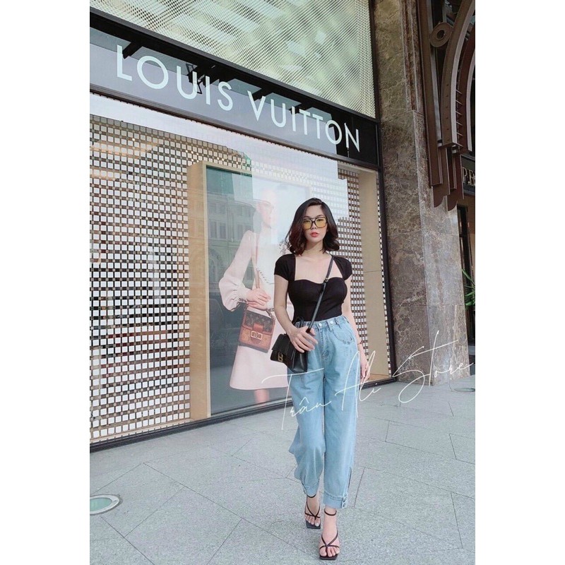 Áo cổ vuông siêu hot