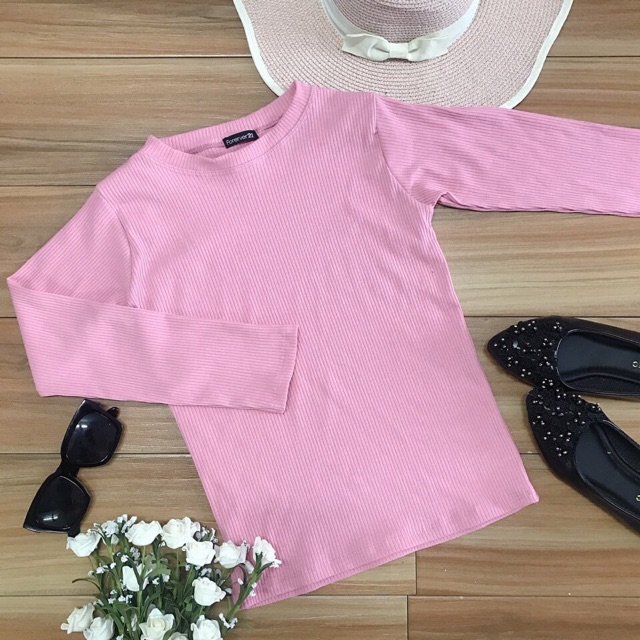 Áo Thun Gân Tay Dài Hót