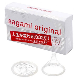 Bao cao su💕Freeship💕sagami 0.02 cao cấp siêu mỏng - 6 chiếc