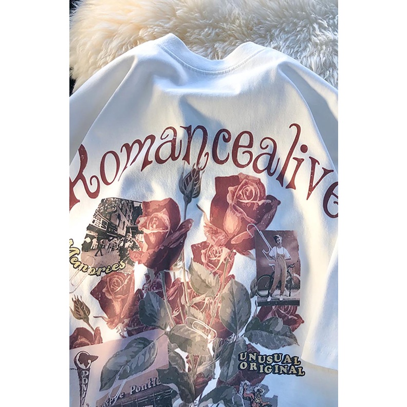 NRVP Áo Thun Cotton Tay Ngắn Cổ Tròn Thời Trang Mùa Hè Phong Cách Hàn Quốc Cho Nữ