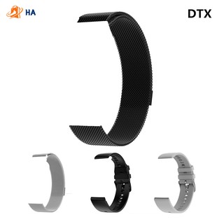 Dây đeo đồng hồ DTX chính hãng thay thế chất liệu silicon / thép không thấm nước 22mm