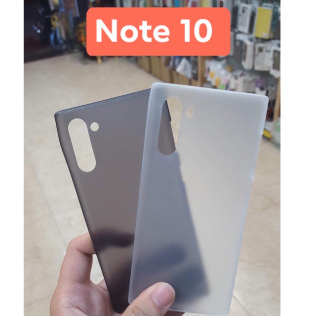 Ốp Lưng Siêu Mỏng Cho Samsung Galaxy Note 10, Galaxy Note 10 Plus, Mỏng Chỉ 0.3mm ( Không Bị Ố Vàng Khi Sử Dụng)