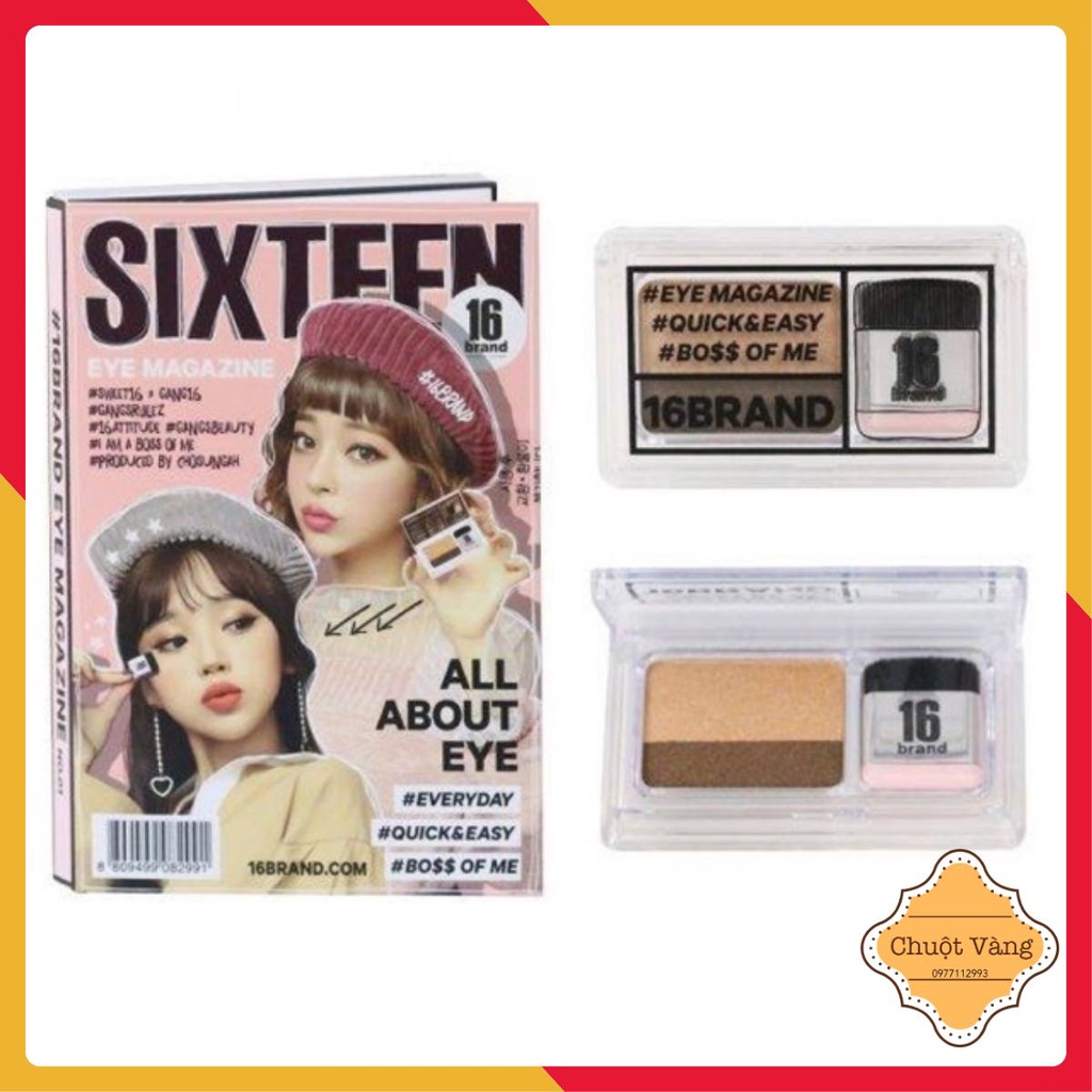 Phấn mắt 2 line sixteen