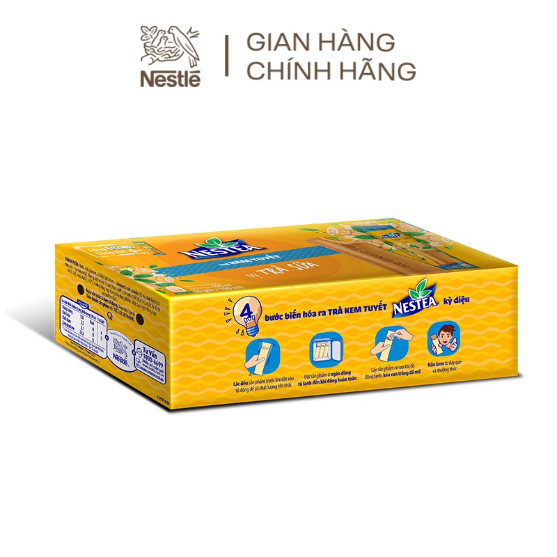 [Mã FMCGMALL -8% ĐH 250K] [Tặng 1 túi bao tử] Combo 3 hộp trà kem tuyết Nestea vị trà sữa (hộp 6 gói x 100ml) | BigBuy360 - bigbuy360.vn