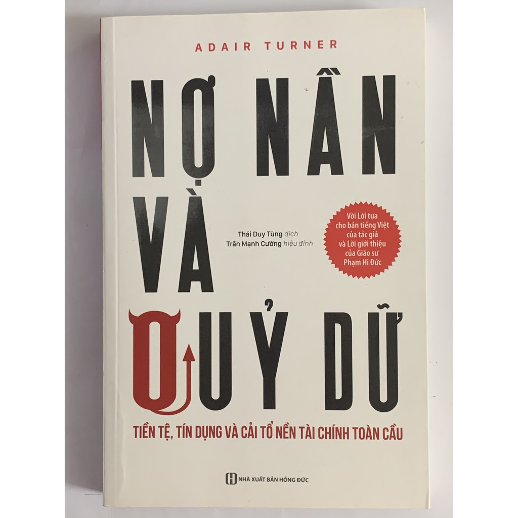 Sách - Nợ Nần Và Quỷ Dữ - Adair Turner