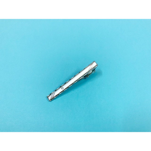 Kẹp cà vạt nam ánh bạc sang trọng