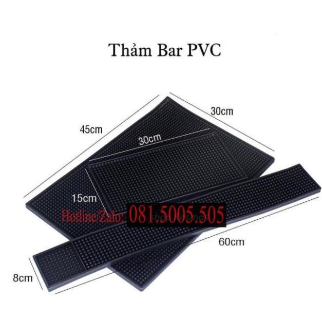 [Sỉ] Thảm Cao Su Quầy Bar kích thước 60x8cm - Thảm bar phơi đồ pha chế