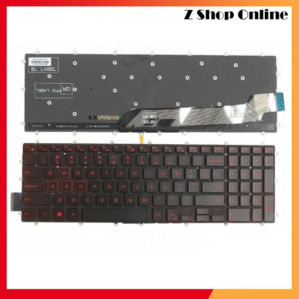 🎁 Bàn phím laptop DELL 15 7566, 5567, 7567, 7559 ,5665, 15-7000 ,5765, 5767 ,5565 ( CÓ ĐÈN) zin