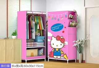 TỦ VẢI 3D 1 buồng 2 ngăn