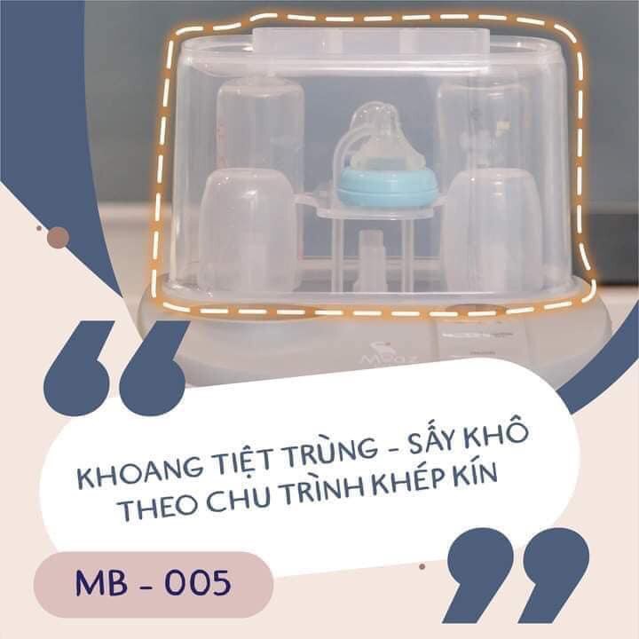 MÁY TIỆT TRÙNG HÂM SỮA VÀ SẤY KHÔ ĐA NĂNG Moaz Bebe MB005