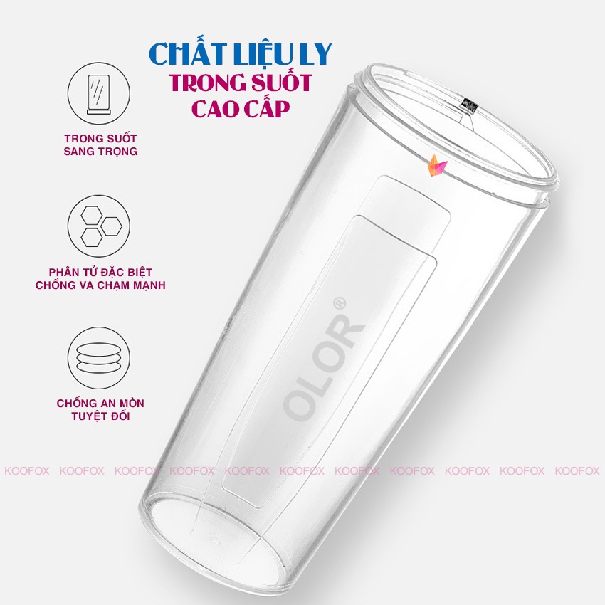 [HOT 2020] Máy Xay Sinh Tố Mini Cầm Tay OLOR Dung tích 400ML, Pin 4000mA, Quay 16000 vòng - PORTABLE JIUCE CUPS - KOOFOX