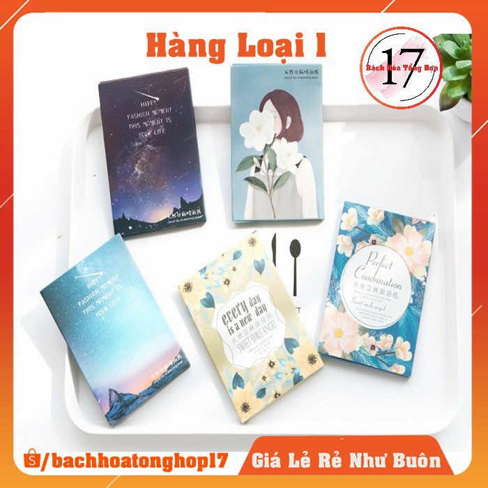 Giấy thấm dầu da mặt cực an toàn, siêu xinh [Gói 50 tờ]