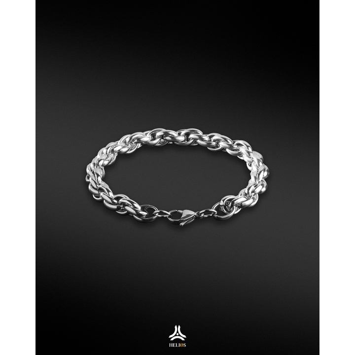 Vòng tay kim loại nam, nữ Helios Cuban Chain