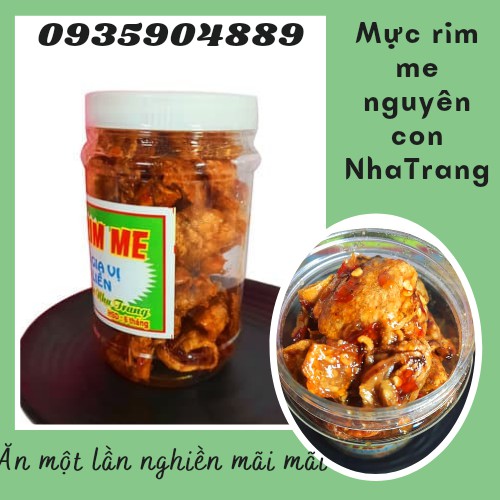 [ 200gram ] Mực rim me - mực rim sa tế ( NGUYÊN CON ) - đặc sản Nha Trang
