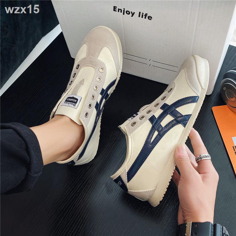 Shoes nam 2021 new summer lười một foot giày canvas thể thao trắng giản dị Forrest Gump