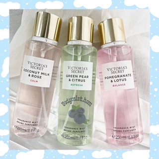 Pomegranate & Lotus / Coconut Milk & Rose / Green Pear & Citrus - Xịt thơm Victoria Secret
