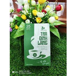 Trà đinh lăng thái hưng - trà thảo mộc an thần ngủ ngon, giảm stress 25 túi lọc 125g thảo dược từ rừng vn