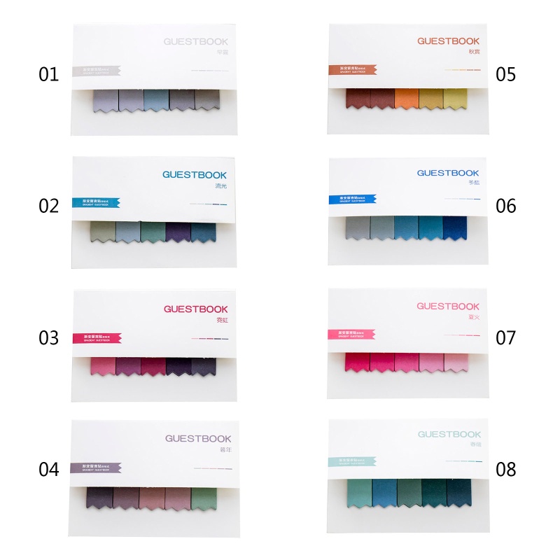 Set 100 Tấm Nhãn Dán Đánh Dấu Chỉ Số Tiện Dụng Cho Nam Và Nữ