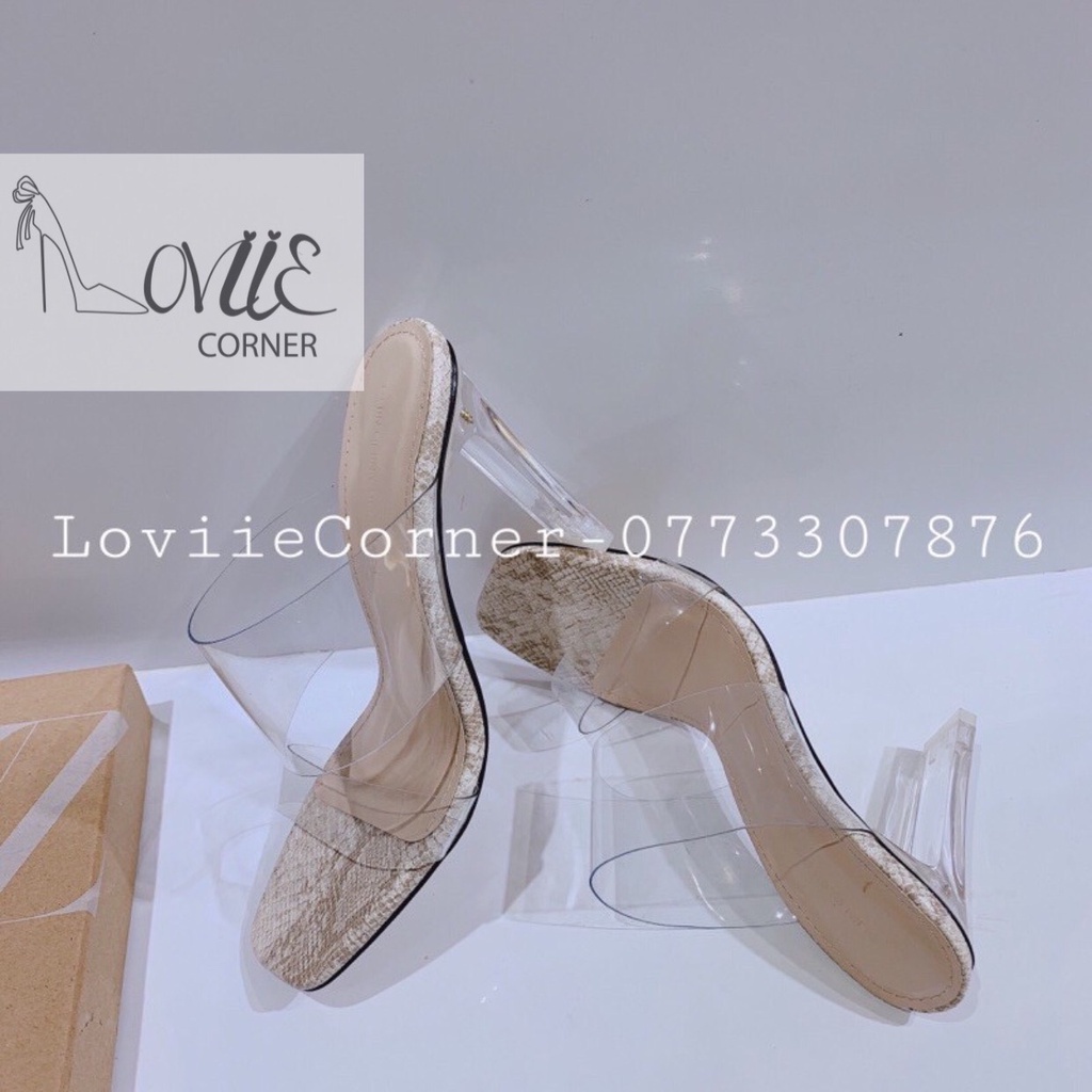 DÉP CAO GÓT LOVIIECORNER QUAI TRONG - GUỐC NỮ 9 PHÂN GÓT TRONG SUỐT THỜI TRANG D200329