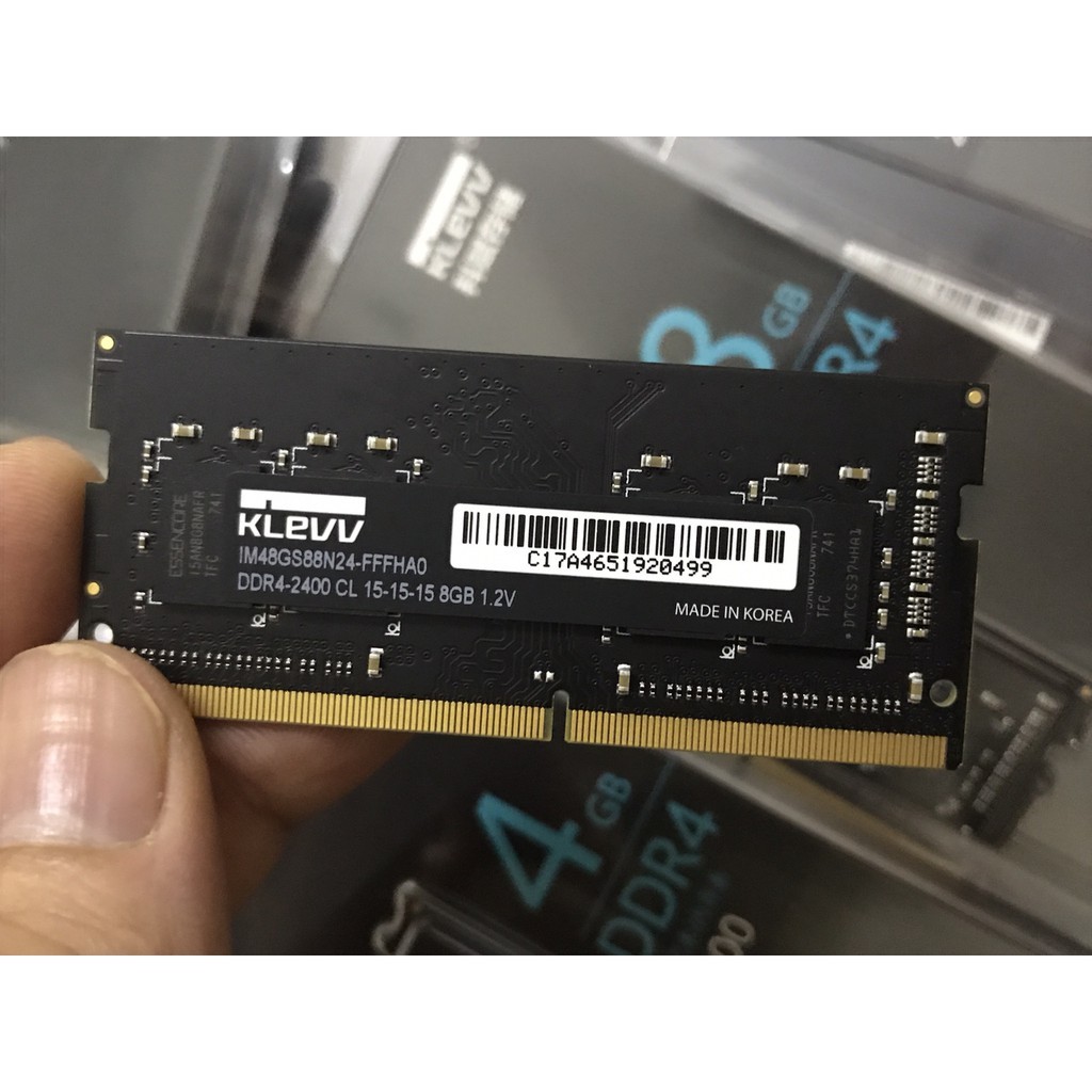 🚀 Ram Laptop Klevv DDR4 8GB Bus 2400GHz 1.2V Sodimm PC4-2400 2666 2133MHz Dùng Cho Máy Tính Xách Tay