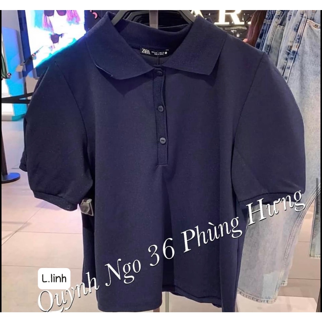 ÁO POLO ZARAA THAN TAY BỒNG HOT HITTT