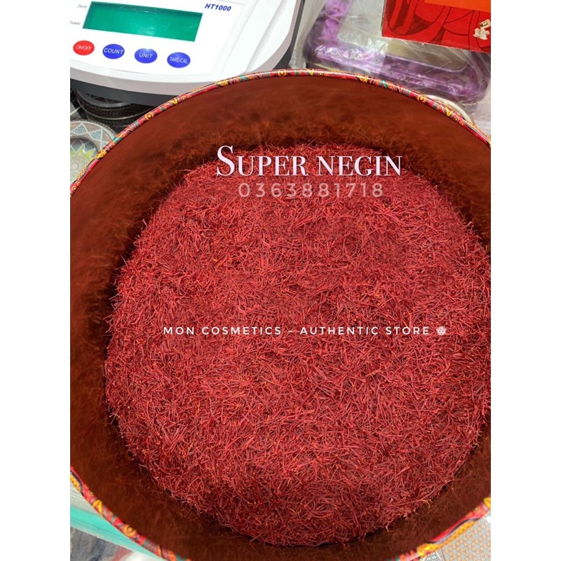 Nhuỵ Hoa nghệ tây Saffron Tây Á [Super Negin] hộp 1gram