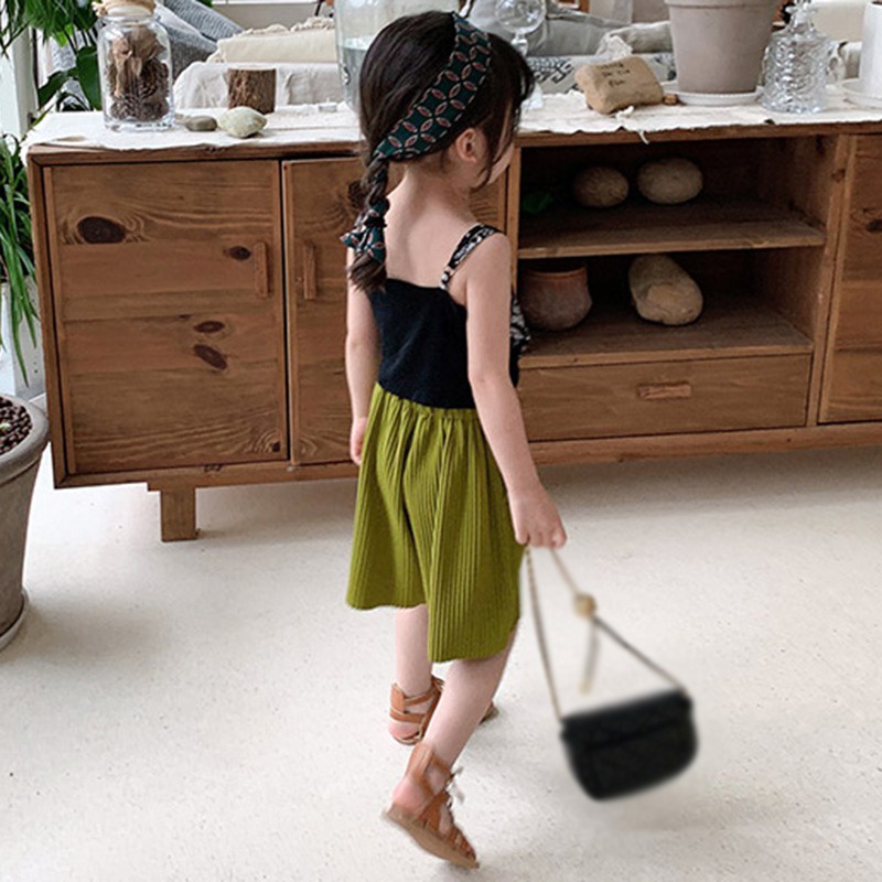 Áo Hai Dây Thiết Kế Mới Thời Trang Mùa Hè Theo Phong Cách Hàn Quốc Cho Bé Gái