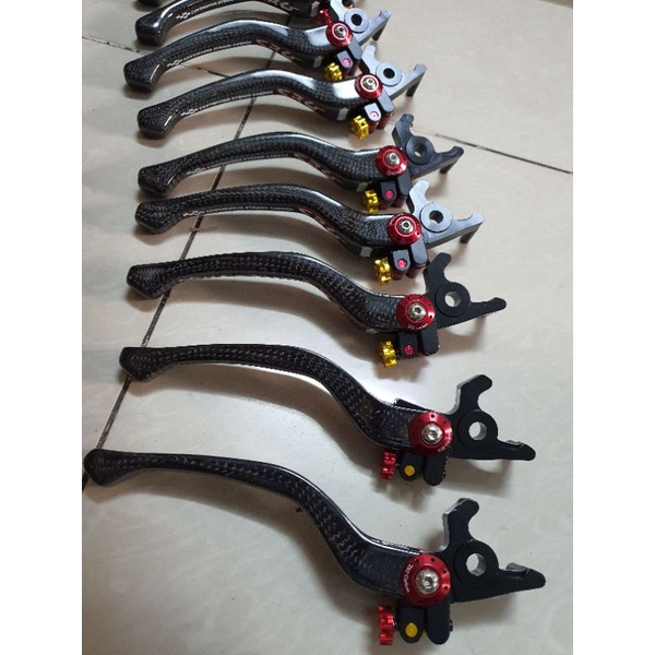 Tay thắng đĩa CRG carbon firber